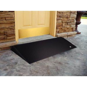 Bevelled Rubber Threshold Ramp