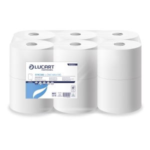 Lucart Strong L-ONE Mini 180 Toilet Rolls - Case of 12