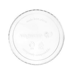 Vegware Round Deli Contain Lid - 12oz - Case 500