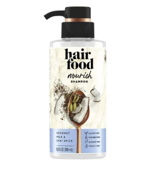 Hairfood Nourish Shampoo - Coconut Milk & Chai Spice - Case 4 x 300ml