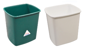 Rectangular Waste Bin - 15L - Various Colours