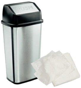 White Swing Bin Liners