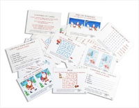 Burgundy Seasons Greetings Crackers - 12" - Content C - Case of 50