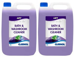 Cleenol Lift Citrus Bath & Washroom Cleaner -  2 x 5l