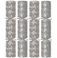 Silver Holly Berry Crackers - 11" - Content C - Case of 50