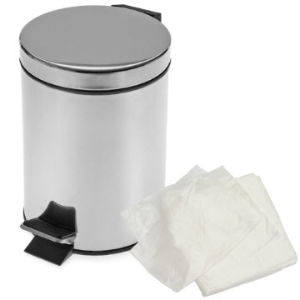 Heavy Duty White Pedal Bin Liners