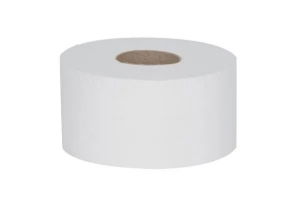 Mini Jumbo Toilet Roll - 2 Ply - Recycled - White - 12x150m Rolls