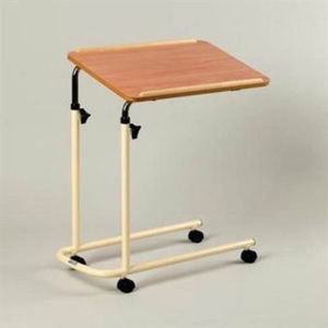 Overbed Table - Split Leg - With Castors