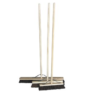 Stiff Bassine Wooden Broom - Complete - Various Sizes