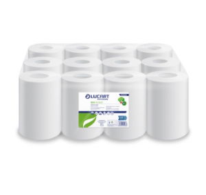 Mini Centrefeed Roll - Recycled - 2 Ply - White - Case 12