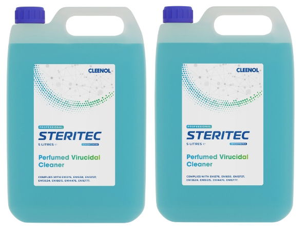 Steritec Perfumed Virucidal Cleaner - Concentrated - 2 x 5L