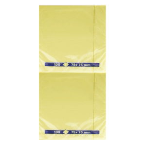 Sticky Notes - Yellow - 75x75mm - Pack of 12