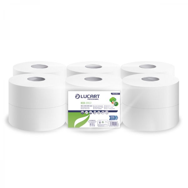 Mini Jumbo Toilet Rolls 2 ply - 2¼" core (12x200mt) - A24.22250