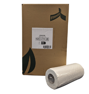 Hygiene Wiper Roll - White - 2 Ply - Case of 18