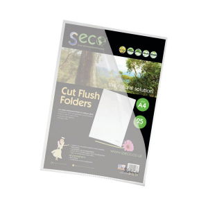 Superior Cut Flush Folder - A4 - Clear - Pack of 25