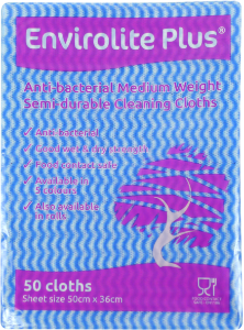 Envirolite Plus Cloths - Blue - Pack of 50