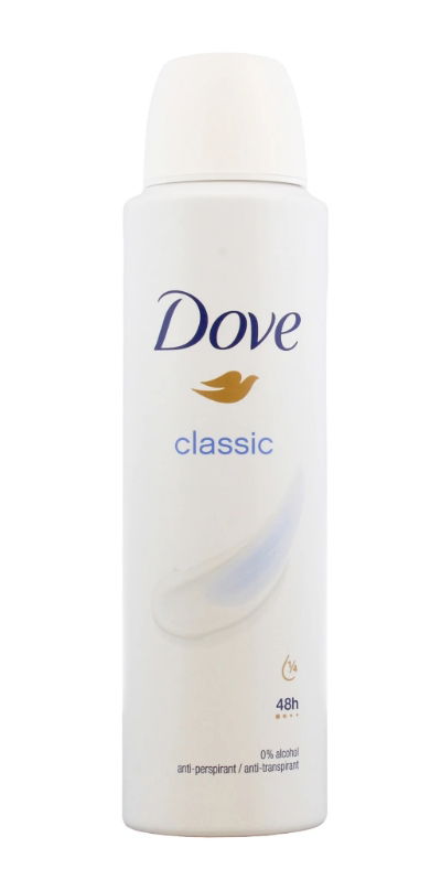 Dove Anti-Perspirant Deodorant - Classic - Case 6 x 150ml