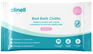 Clinell Bed Bath Cloths - Case 24 x 8