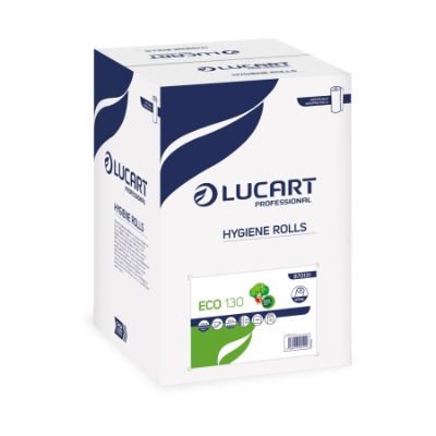 10" Hygiene Rolls - 2 Ply - White - Case of 18 Rolls