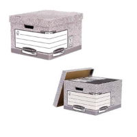 Bankers Box Storage Box - Large - Grey - Pack of 10