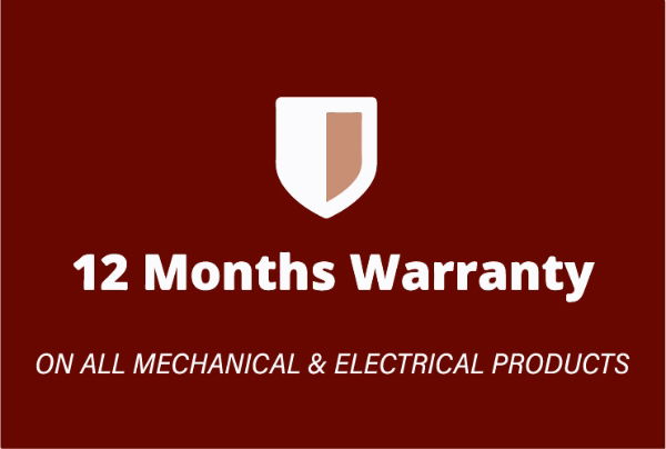 12 month warranty