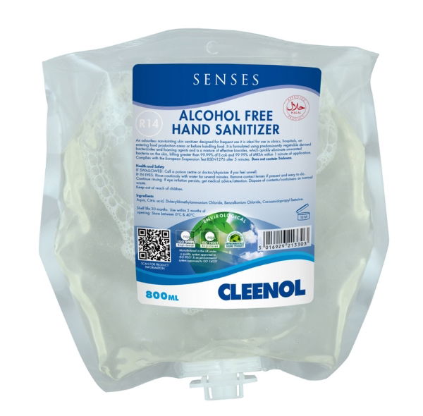 Senses Foam Hand Sanitizer - Alcohol Free - 3 x 800ml Pouches