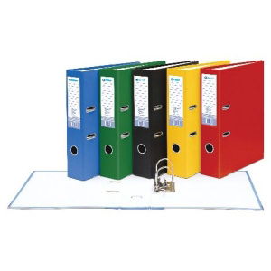 Lever Arch File - Paper Over Board - A4 - 70mm - Assorted Colours