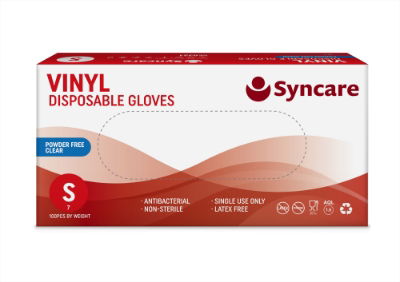 Redland Vinyl Powder-Free Gloves - Clear