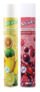 Shades Aerosol Air Fresheners - Various Fragrances - 12 x 400ml