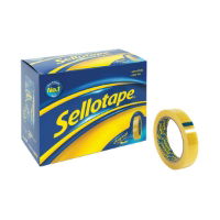 Sellotape Original Golden Tape - 24mmx66m - Pack of 12